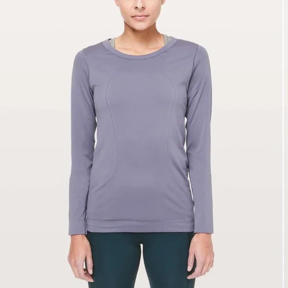 Lululemon Swiftly Tech Long Sleeve Purple - Picture 1 of 6